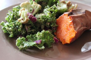 Kale and Sweet Potato