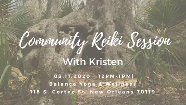 Reiki Session with Kristen at Balance Yoga